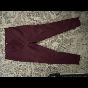 Loft maroon leggings
